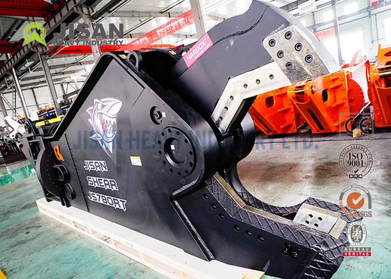 tesoura concreta hidráulica de 80t 90t 100t para desmontar a máquina escavadora Fortress Scissors dos carros