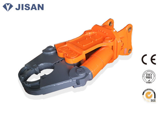 O metal dobro da máquina escavadora do cilindro corta o motor hidráulico de uma rotação de 360 graus