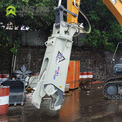 Tesoura concreta de gerencio hidráulica da sucata do único cilindro para a máquina escavadora